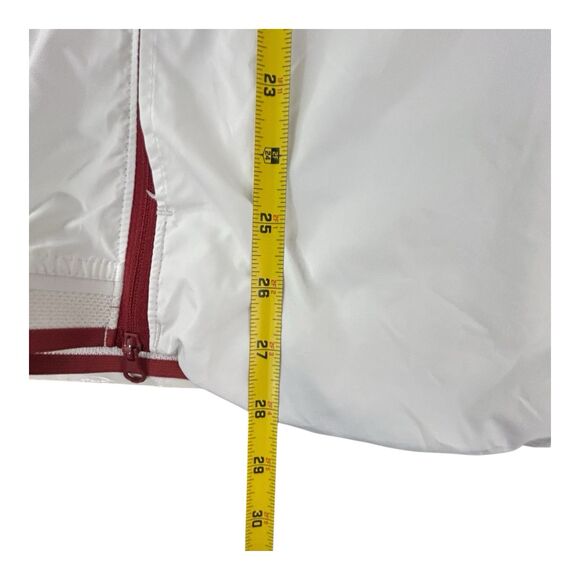 Arkansas Razorbacks Nike Jacket Mens S Windbreaker 1/4 Zip White On-Field - Picture 8 of 16
